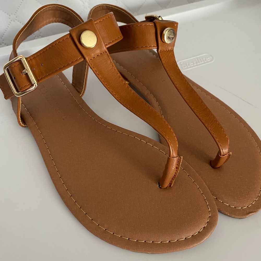 Brown Thong Sandals